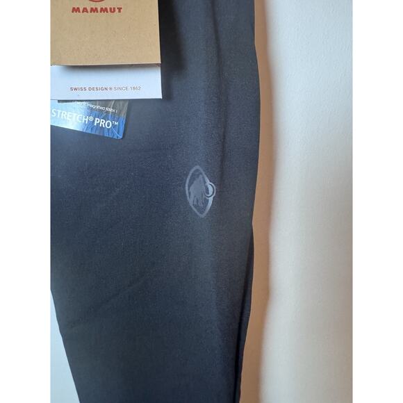 Mammut Womens Aconcagua ML Tights 3/4 Black Base Layer Sz XS Slim Fit Cozy NWT - Picture 9 of 16